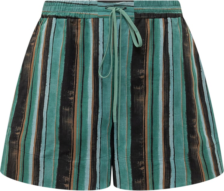 Pinko Shorts in Mussola a Righe