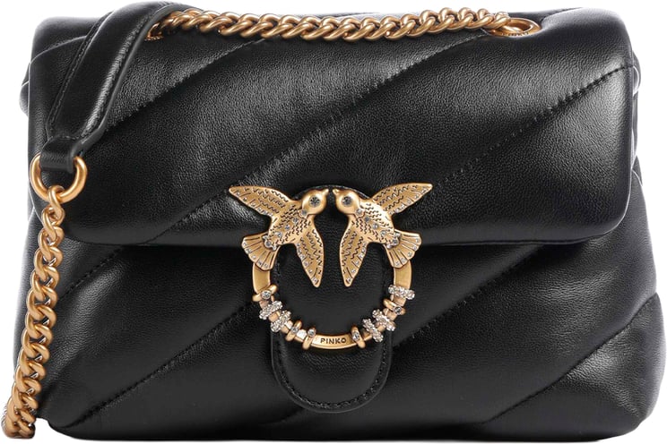 Pinko Bags Nero-Antique Gold