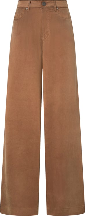 Pinko Trousers Marrone-Caffe Liquoroso