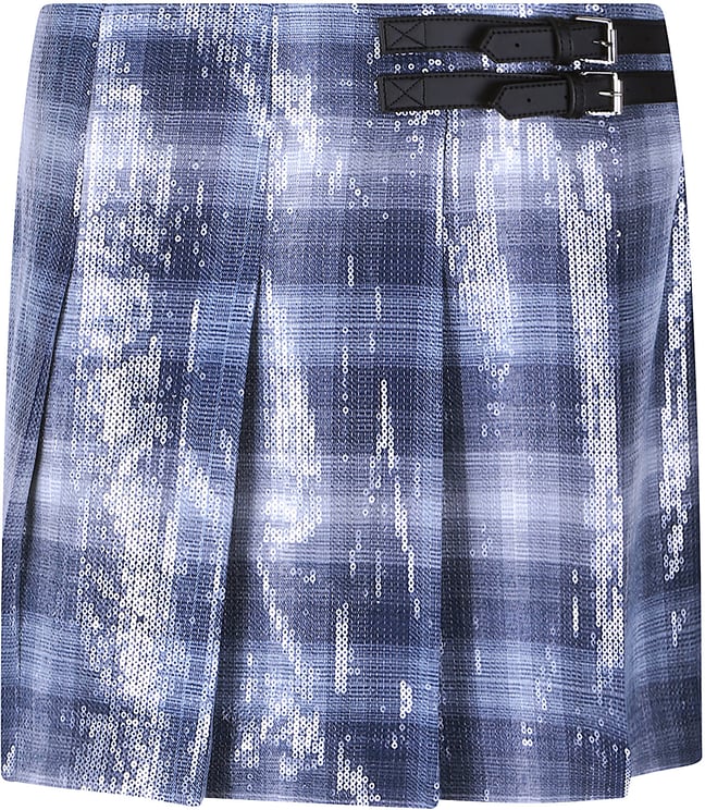 Pinko Gongora Mini Skirt Blue