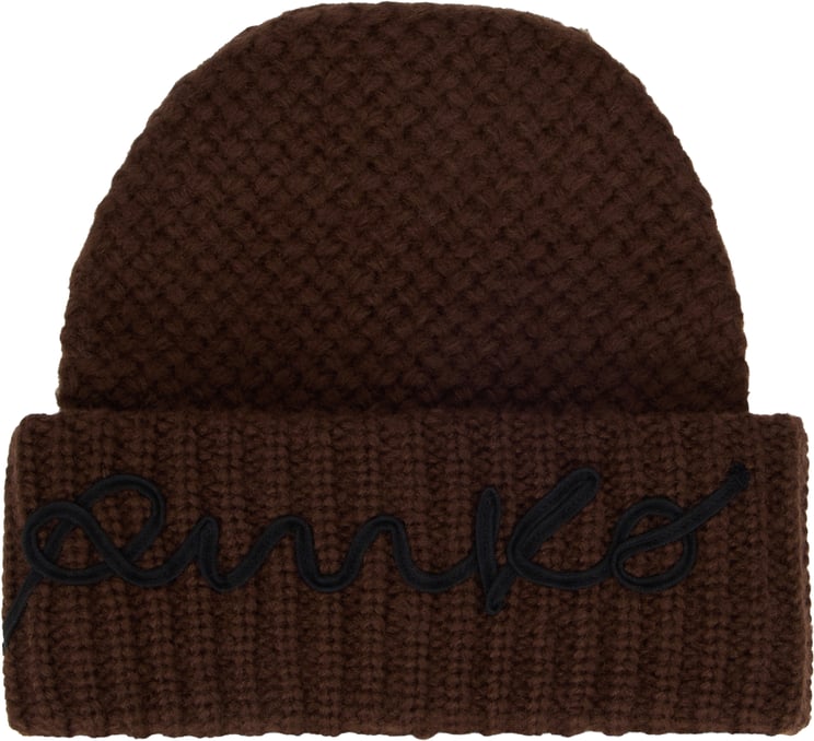 Pinko Beanie with embroidered logo