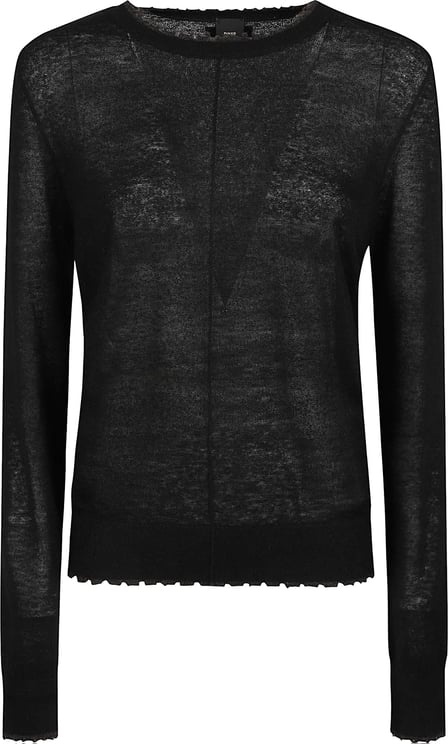 Pinko Pamplona Round Neck Sweater Black