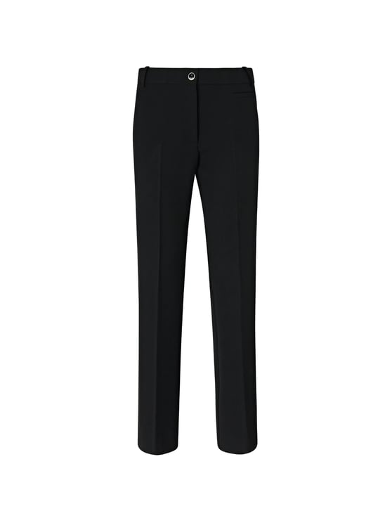 Pinko Straight-Leg Tailored Pants with Mid-Rise Waist and Clean Lines