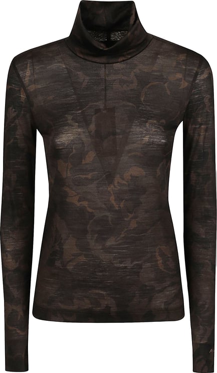 Pinko Brendola Turtle Neck Sweater Green