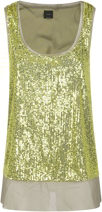 Pinko Bollicine Tank Top Green