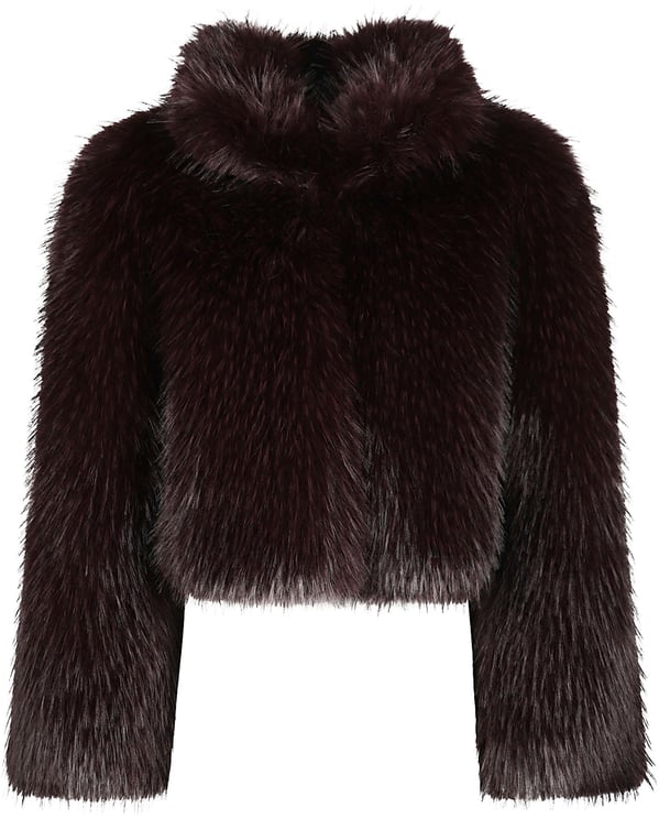 Pinko Gravina Faux Fur Jacket Pink