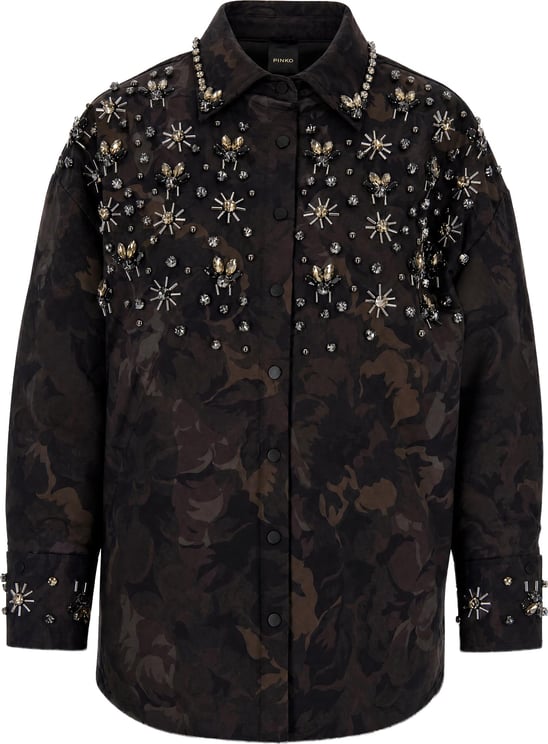 Pinko Coats Mult.Verde/Nero
