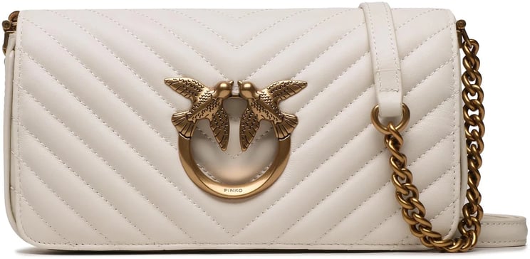 Pinko Pinko Crossbody Bags White Woman