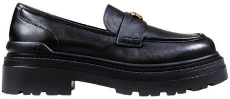 Pinko PINKO Black Leather Platform Pumps