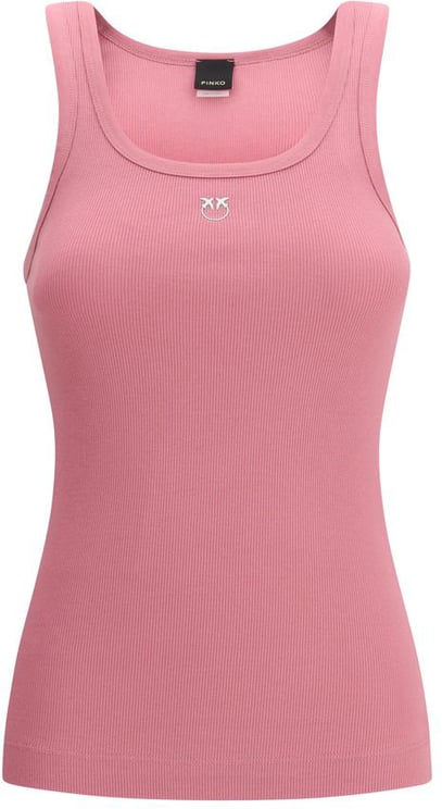 Pinko PINKO Multicolor Cotton Sleeveles T-Shirt