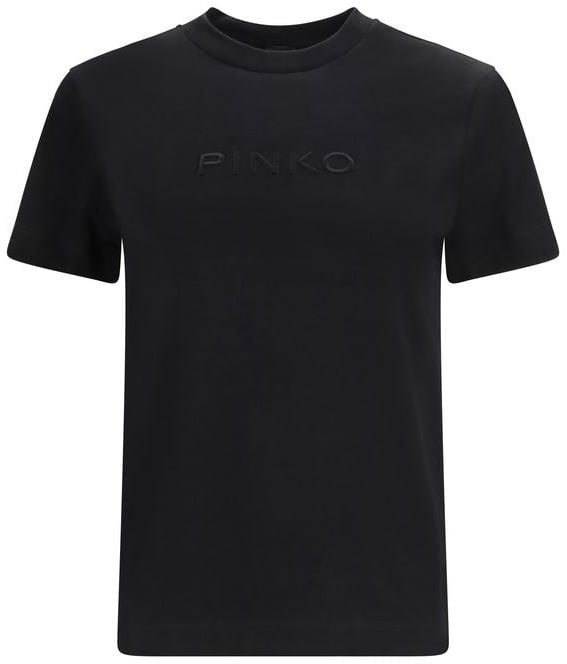 Pinko PINKO Black Cotton T-Shirt