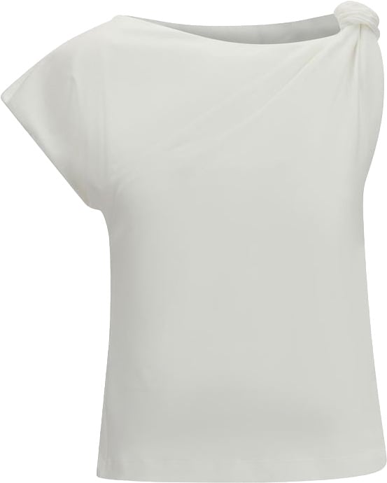 Pinko PINKO White Cotton Sleeveles T-Shirt