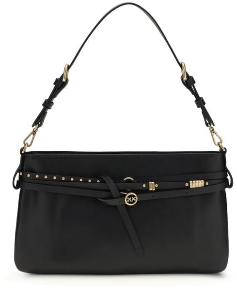Pinko "Belt Bag" Medium Shoulder Bag – Black