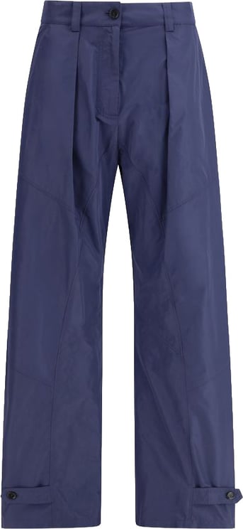 Pinko PINKO Blue Polyester Casual Pants