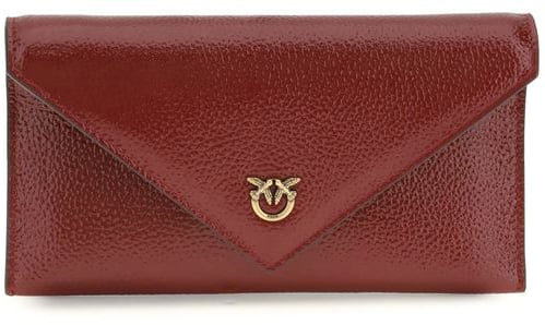 Pinko PINKO Bordeaux Calf Leather Bos Taurus Handbag