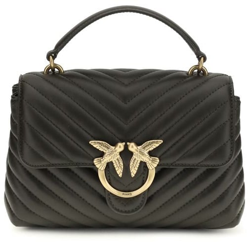 Pinko PINKO Bicolor Calf Leather Bos Taurus Handbag