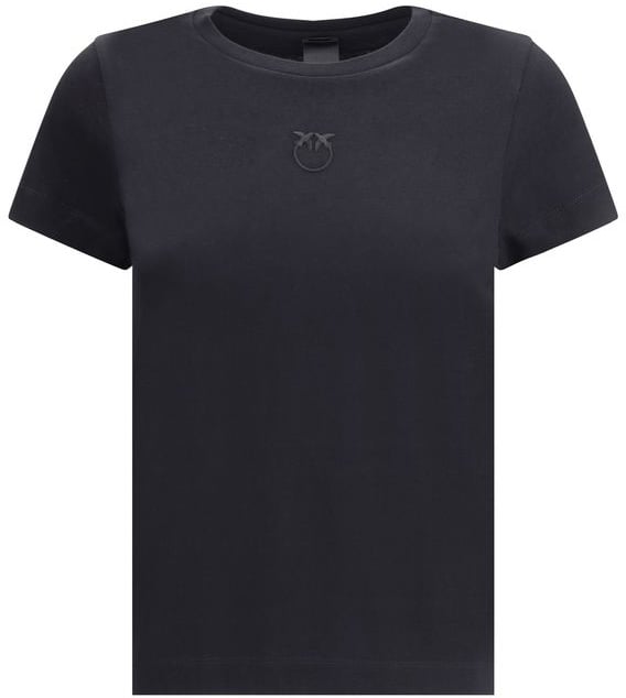 Pinko PINKO Black Cotton T-Shirt