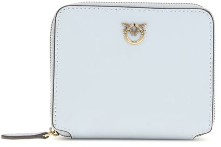 Pinko PINKO Blue Calf Leather Bos Taurus Wallet