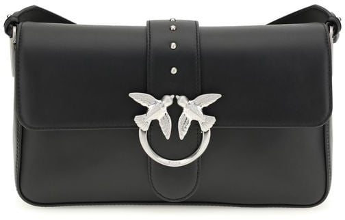 Pinko PINKO Black Leather Shoulder Bag