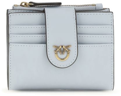 Pinko PINKO Blue Calf Leather Bos Taurus Wallet