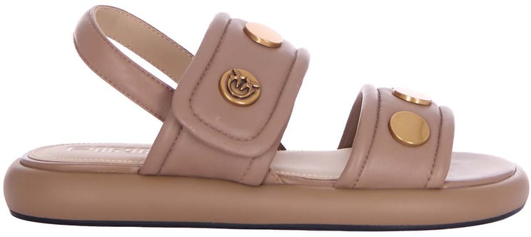 Pinko Sandals Tabaccoantique Gold