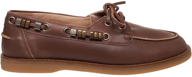 Pinko Leather boat shoes
