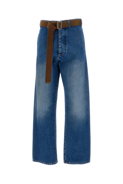 Plan C High-Waisted Straight-Leg Jeans