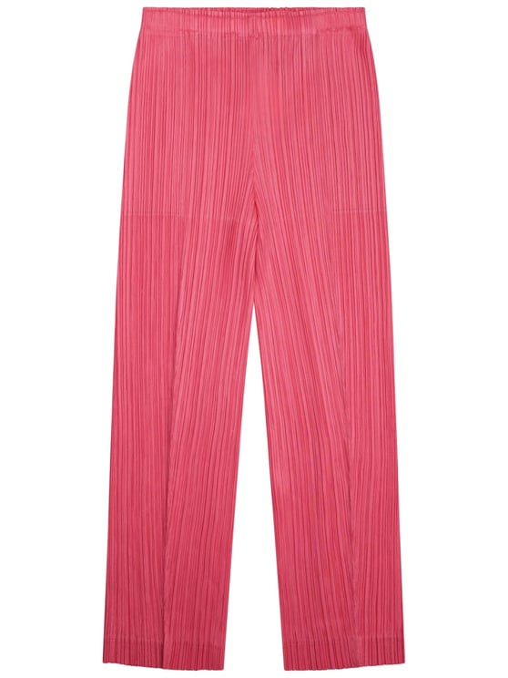 Pleats Please Wide-Leg Cropped Pants