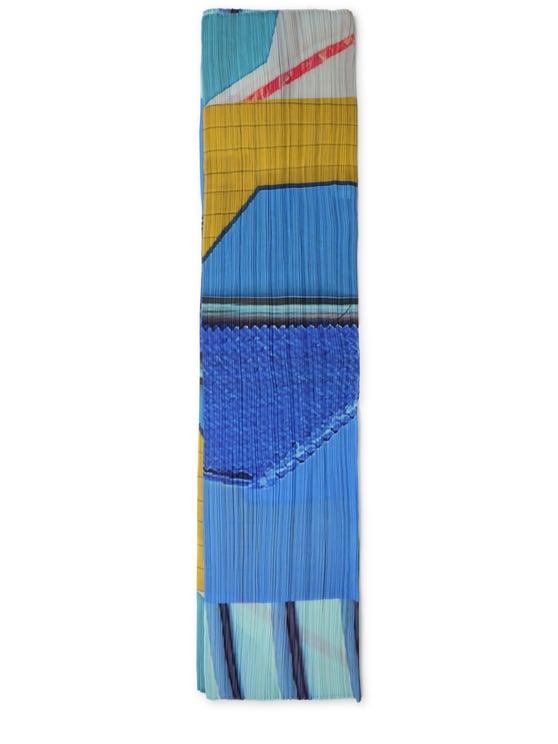 Pleats Please City Collage Madame-T Pleated Scarf