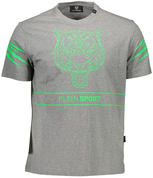 Plein Sport Plein Sport Grigio Cotton Men T-Shirt
