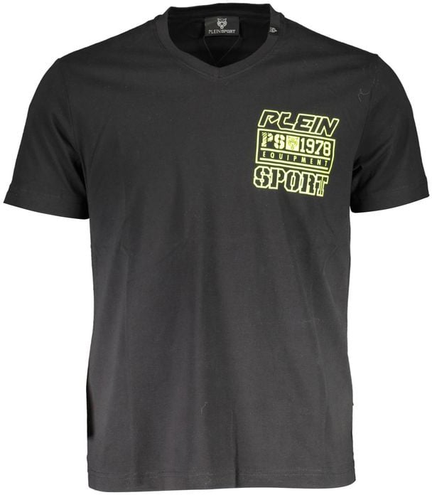 Plein Sport Plein Sport Black Cotton Men T-Shirt