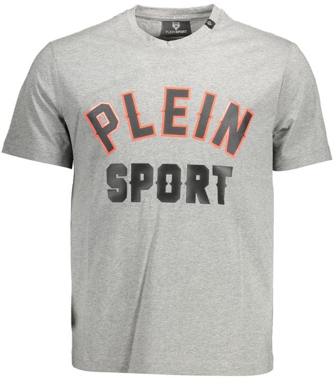 Plein Sport Plein Sport Gray Cotton Men T-Shirt