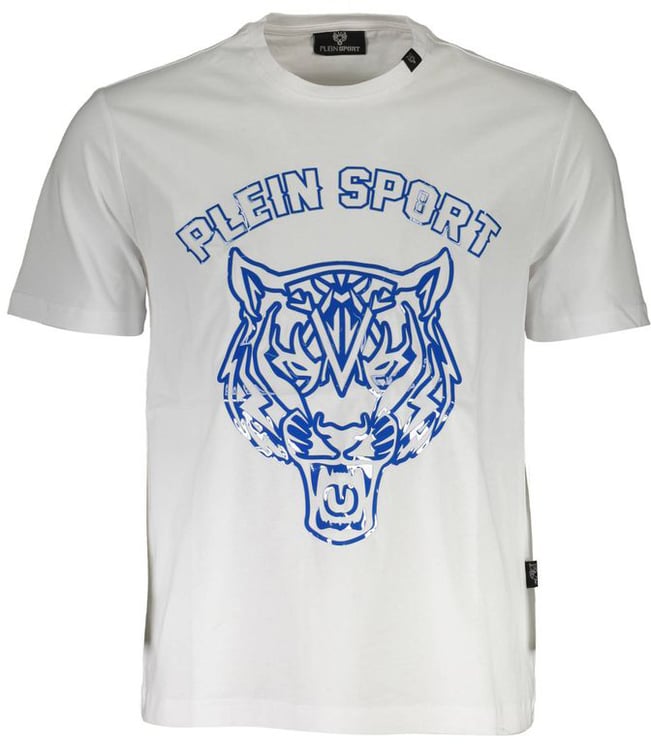Plein Sport Plein Sport White Cotton Men T-Shirt