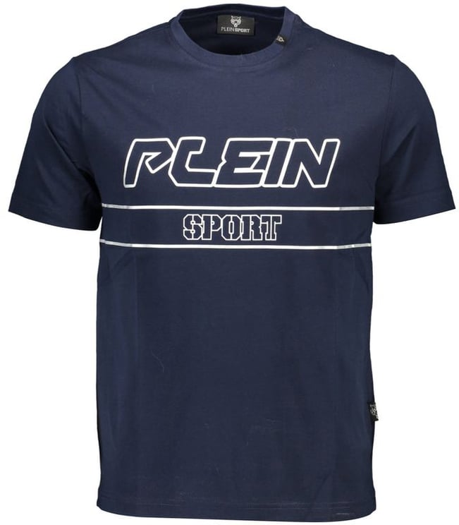 Plein Sport Plein Sport Blue Cotton Men's T-Shirt