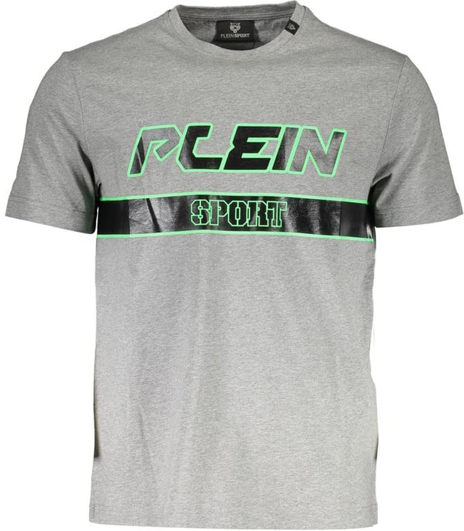 Plein Sport Plein Sport Grigio Cotton Men T-Shirt