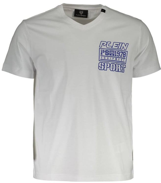 Plein Sport Plein Sport White Cotton Men's T-Shirt