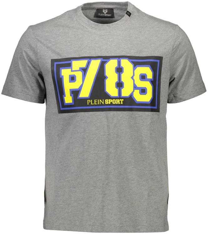Plein Sport Plein Sport Grigio Cotton Men's T-Shirt