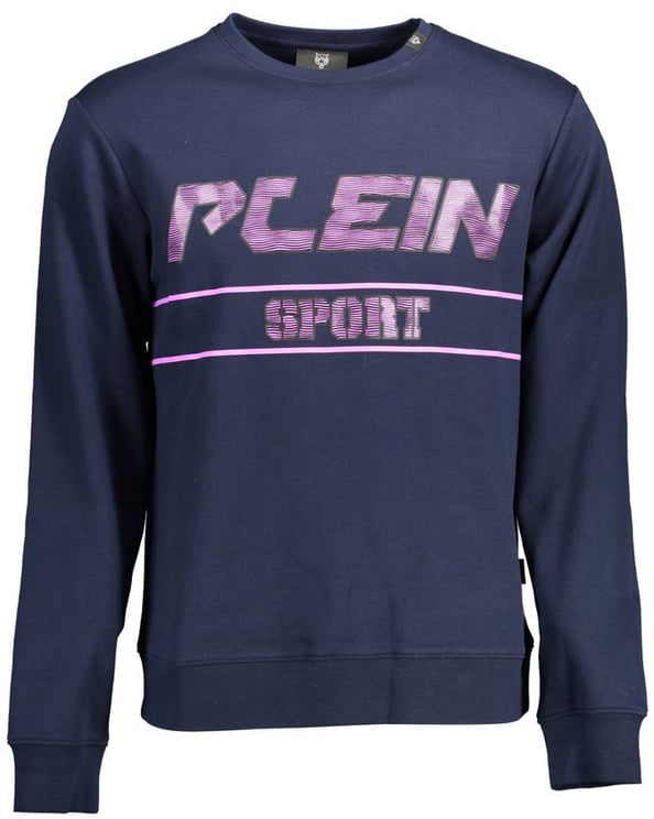 Plein Sport Plein Sport Blue Cotton Men Sweater