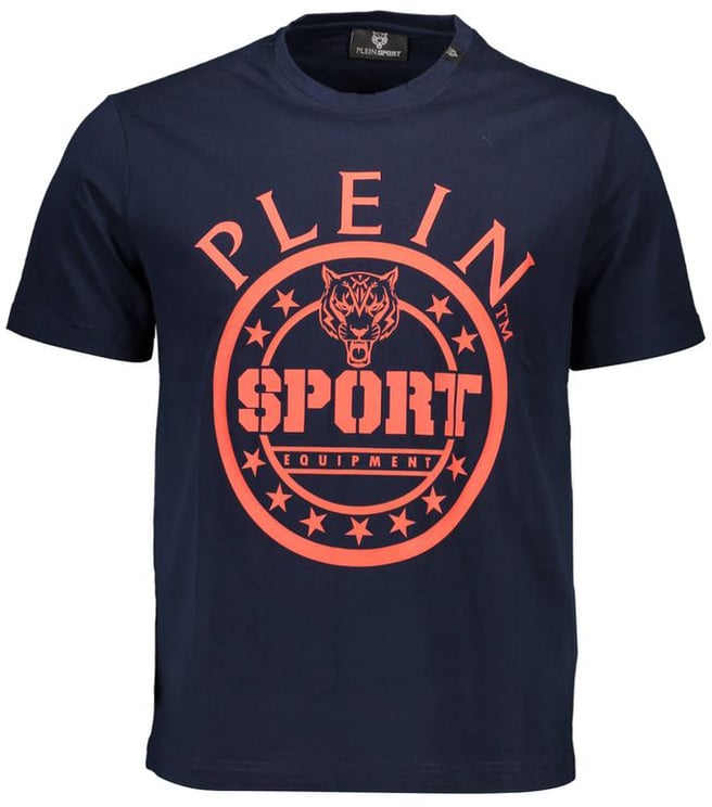 Plein Sport Plein Sport Blue Cotton Men's T-Shirt