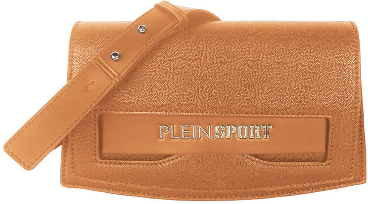 Plein Sport Plein Sport Leather Crossbody Bag Camel