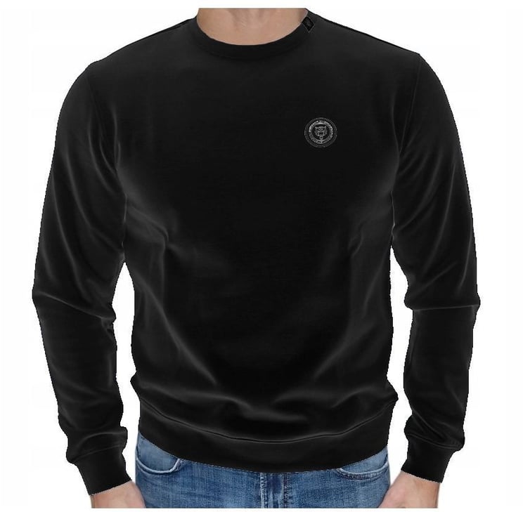 Plein Sport Plein Sport Black Cotton Sweatshirt