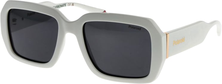 Polaroid Polaroid White Plastic Sunglasses