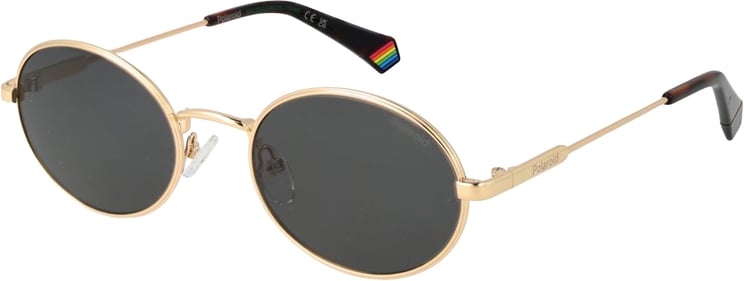 Polaroid Polaroid Gold Metal Sunglasses