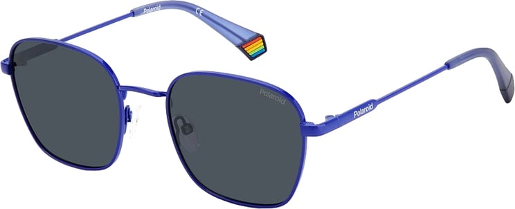 Polaroid Polaroid Blue Stainless Steel Sunglasses