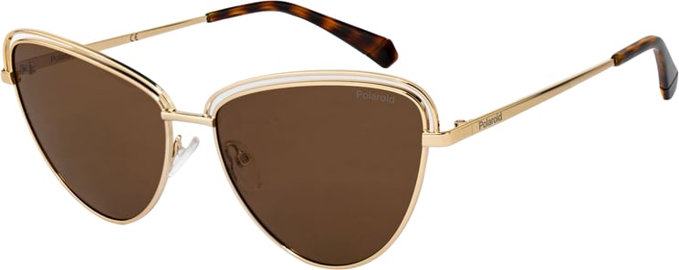 Polaroid Polaroid Gold Metal Sunglasses