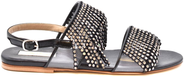 Polly Plume Sandals Black