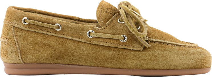 Posa Boat Loafer Tan Suede