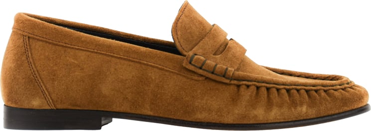 Posa Penny Loafer Wrinkle Cognac