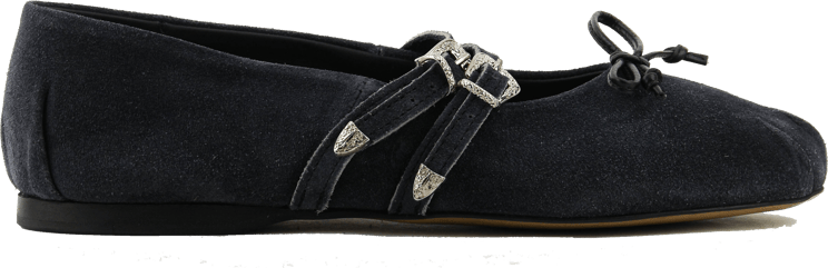 Posa Vita Ballerina Black Suede