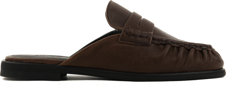 Posa Penny Mule Saddle Brown